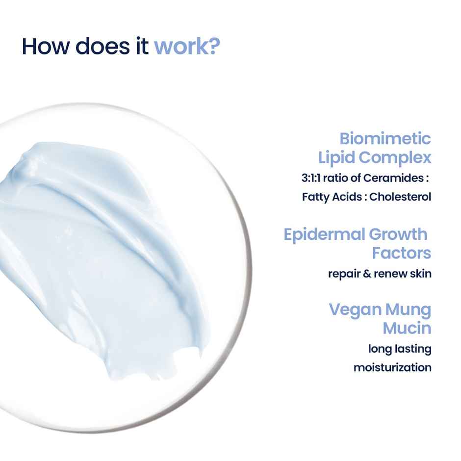 WishCare 3:1:1 Barrier Bounce Moisturizer | Repairs Skin Barrier | Moisturizer For All Skin Types