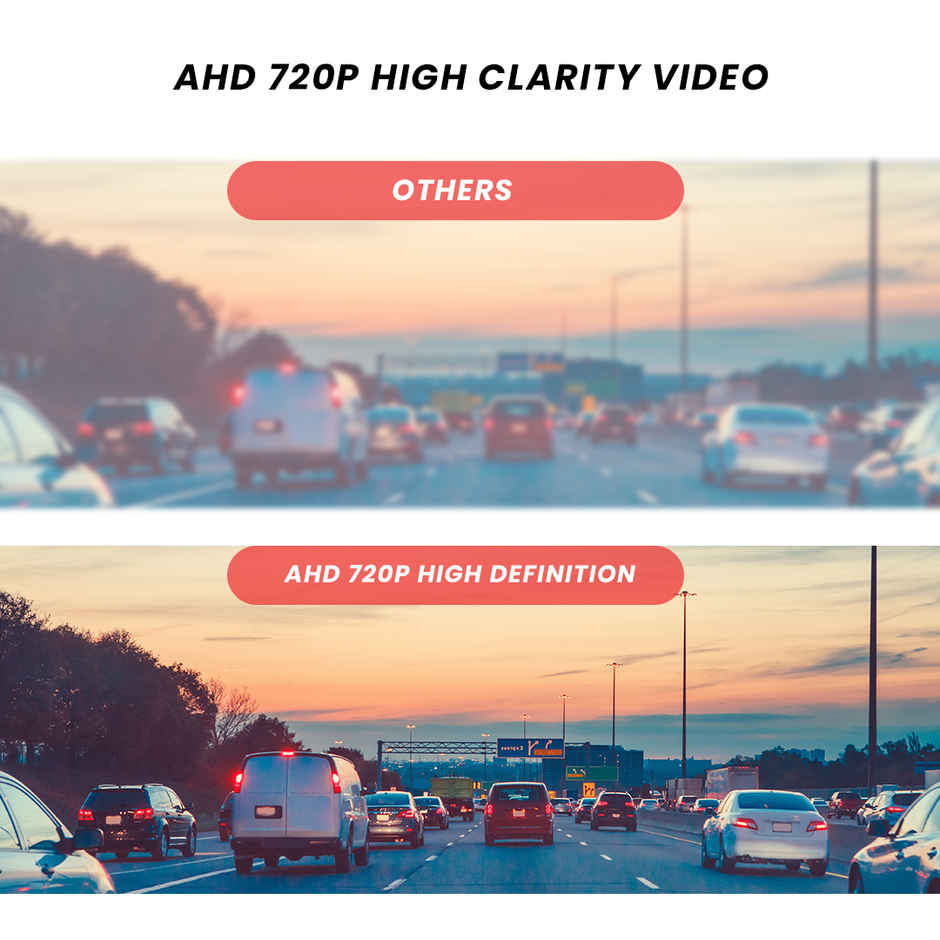 Potauto Rear Parking Hd Camera A007 | Waterproof | Night Vision - Enhanced Vehicle Safety