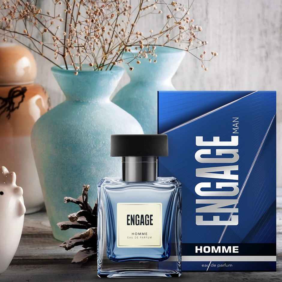 Engage Homme Eau De Parfum for Men | Woody & Fresh | Luxury & Skin Friendly