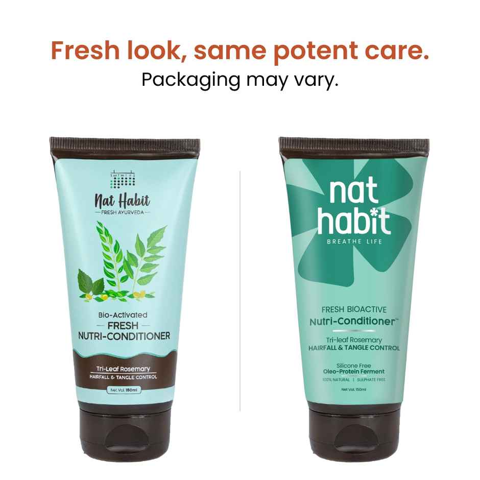 Nat Habit Anti-Hair Fall Rosemary Conditioner For Women & Men, Hair Tangle Control Sulphate