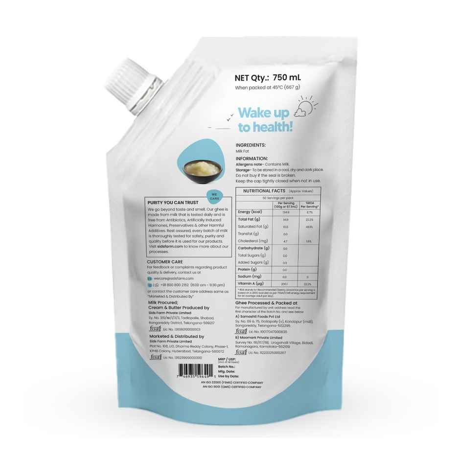 Sid's Farm Buffalo Ghee | Pure & Authentic