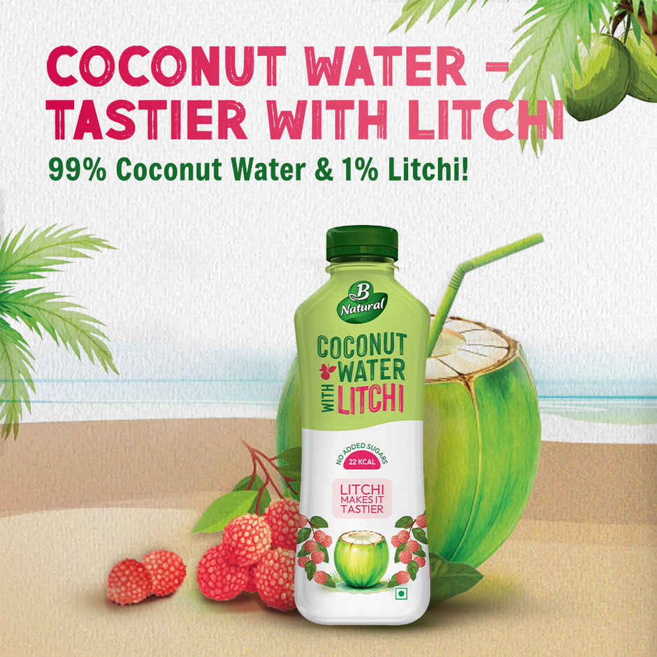 B Natural Coconut Water with Litchi