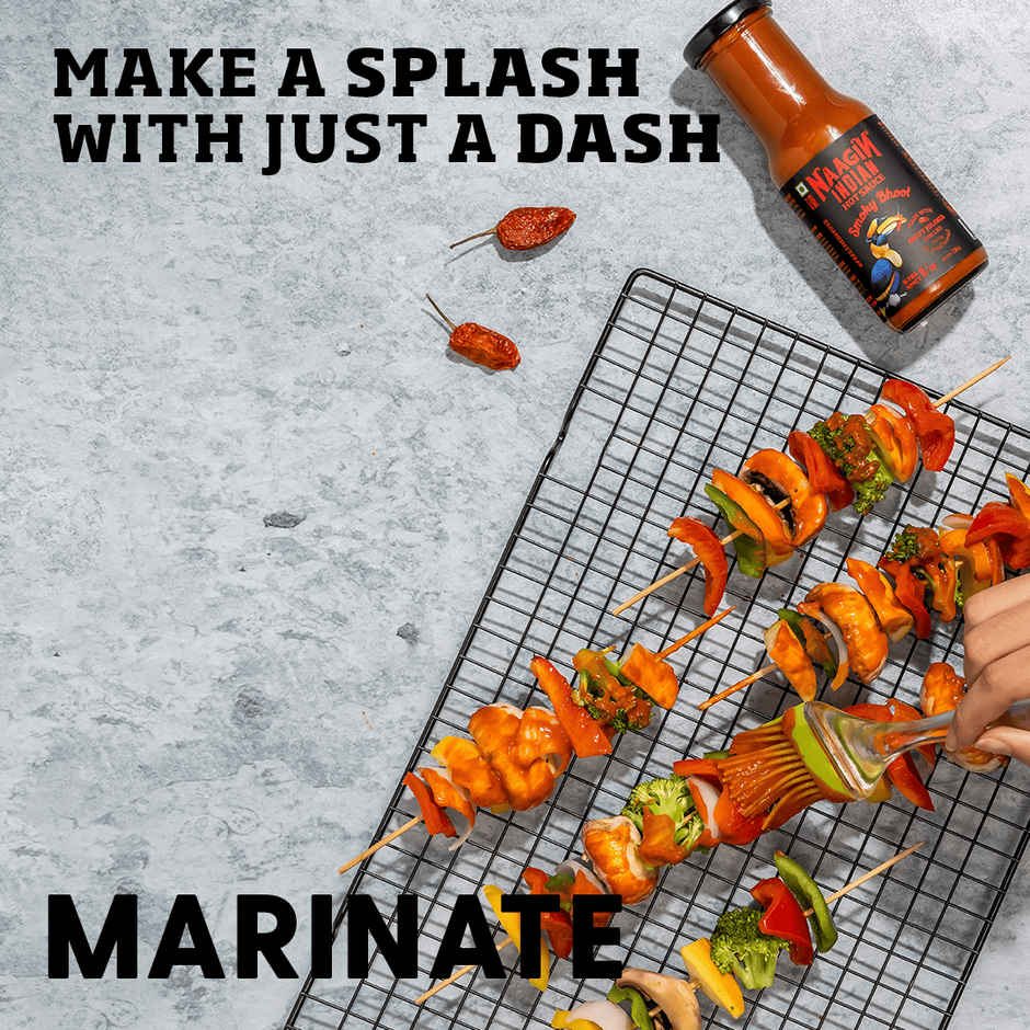 Naagin Hot Sauce Smoky Bhoot Jolokia - Extra Spicy Pepper Chilli Sauce Combo