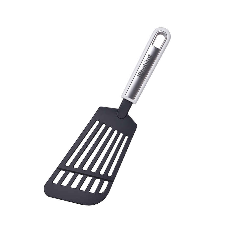 Habitat Premium Nylon Long Turner | Perfect Elegant Functionality | Hanging Loop | Dish Washer Safe