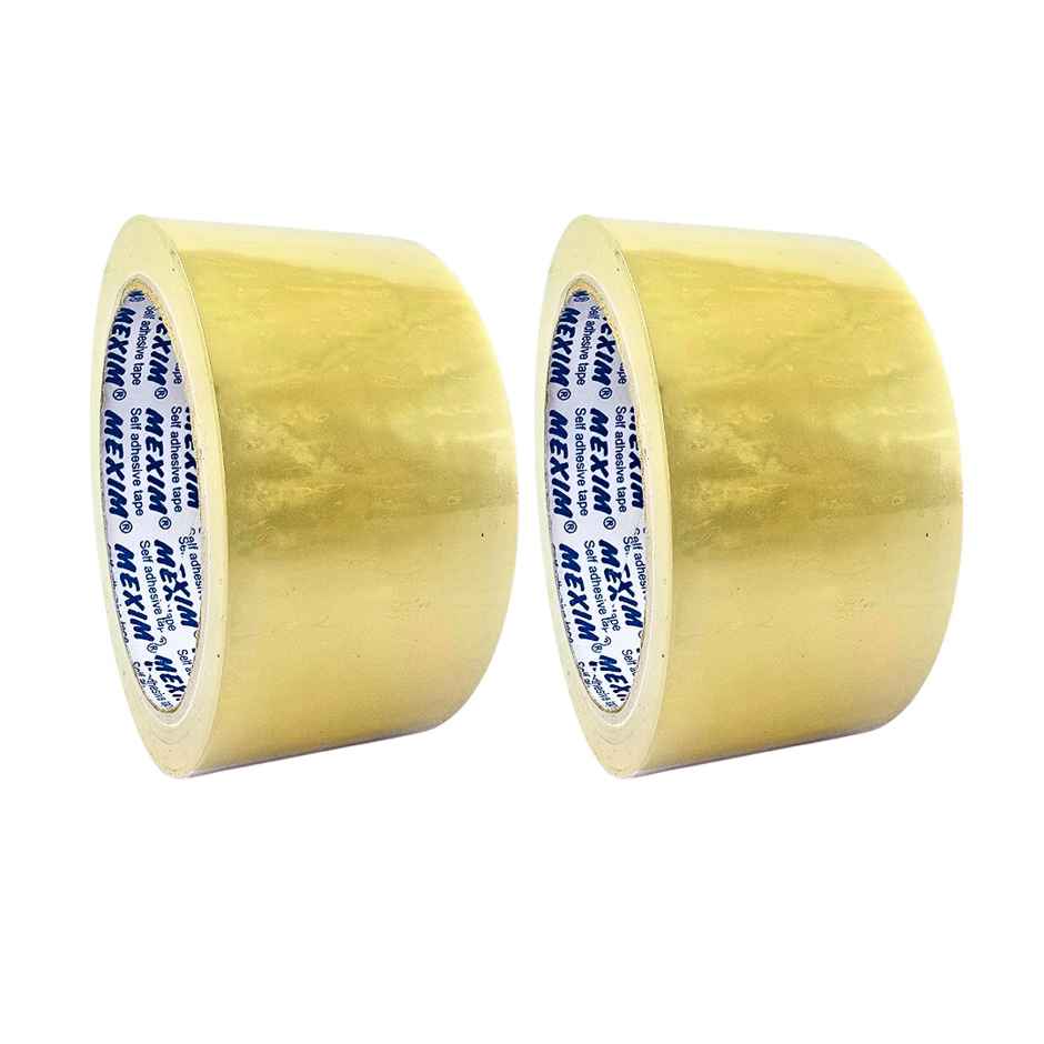 ABK Clear Bopp Packaging Tapes | 48 mm x 50 m x 50 micron | Pack of 2
