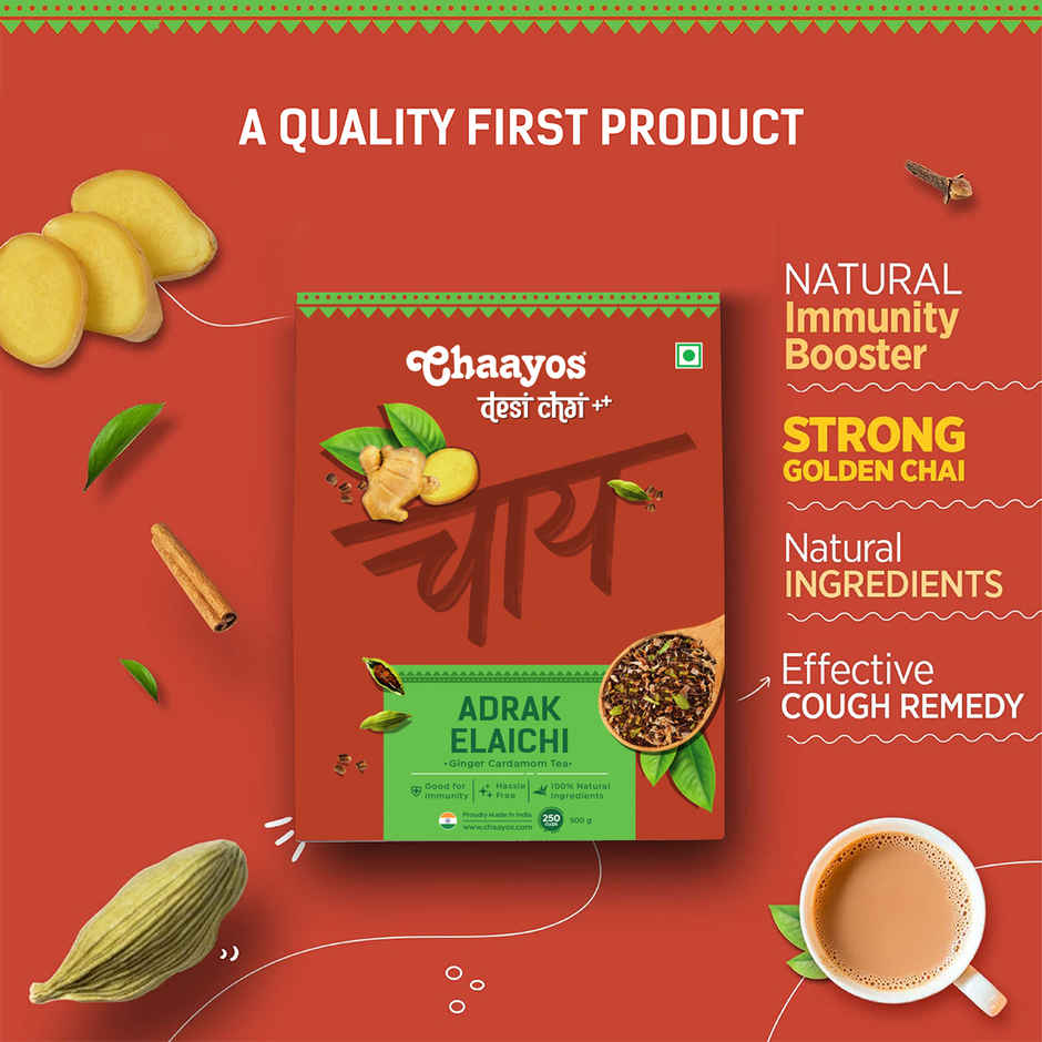 Chaayos Adrak Elaichi Tea
