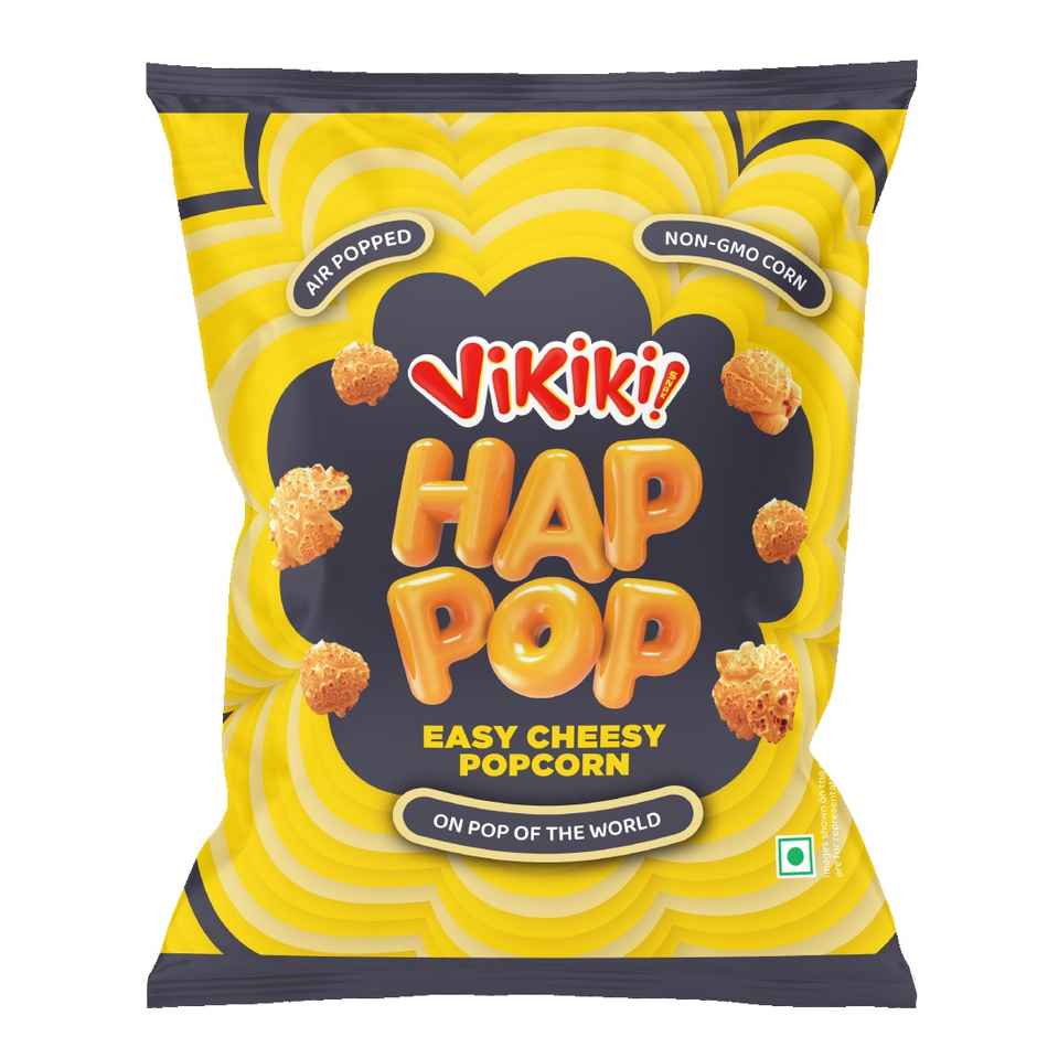Vikiki Snak HapPop Ready to eat Popcorn Easy Cheesy Combo 