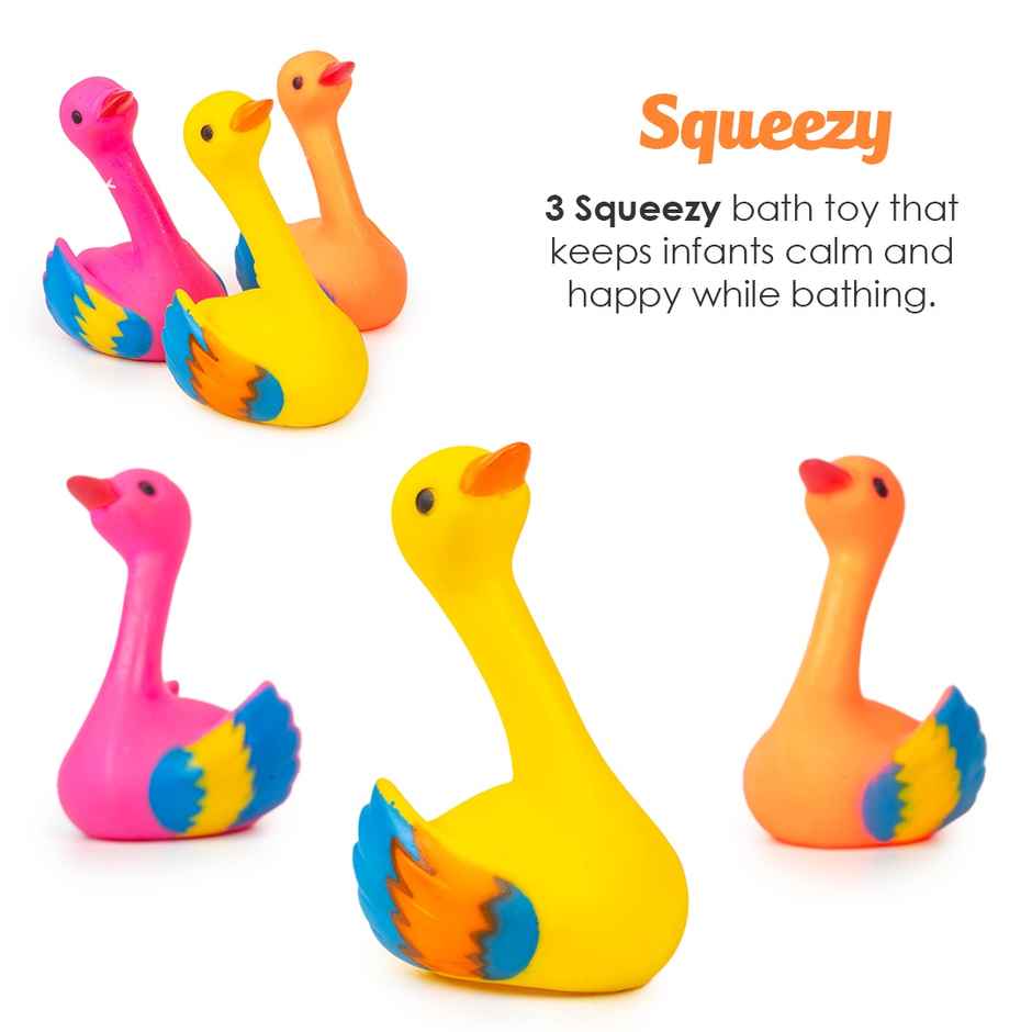 Ratna's Squeezy Swan | 3 Pcs | Assorted