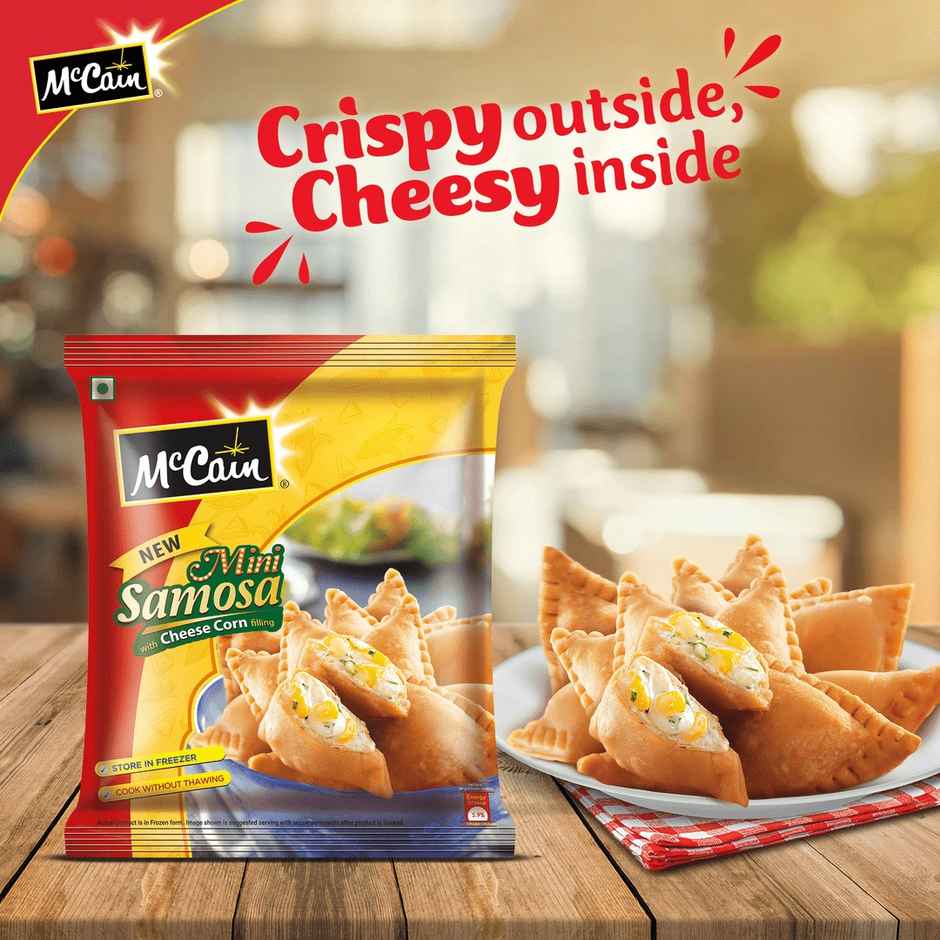 McCain Cheese Corn Mini Samosa | Crispy Snack