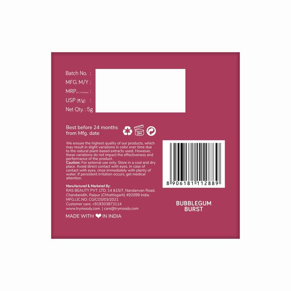 Moody Plush Lip & Cheek Tint | Bubblegum Burst