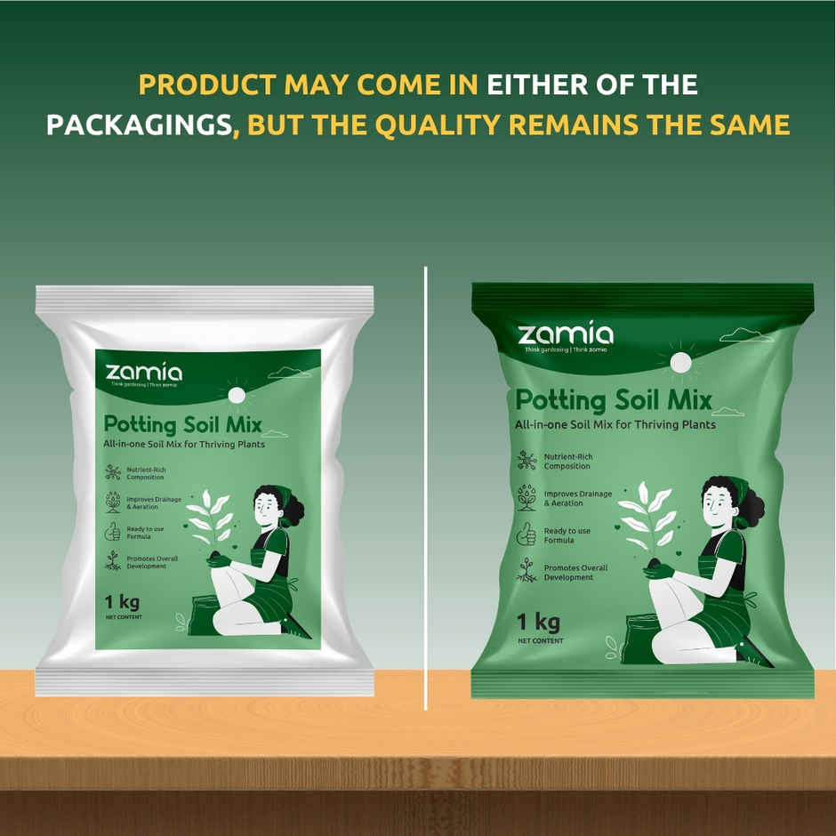 Zamia Potting Soil Mix | Organic Grow Media for Pots, Seeds, Flowers, Vegetables & Garden