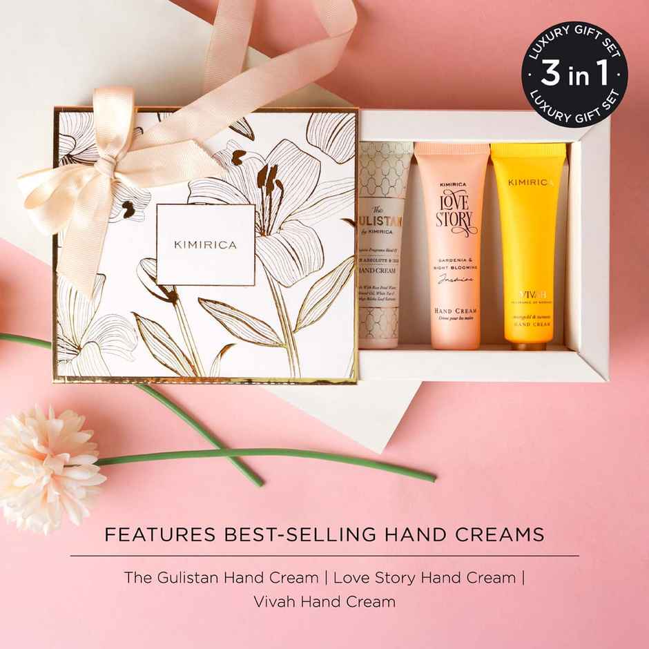 Kimirica Luxury Hand Cream Trio Gift Set | Premium Hand Moisturizing Creams for Gifting