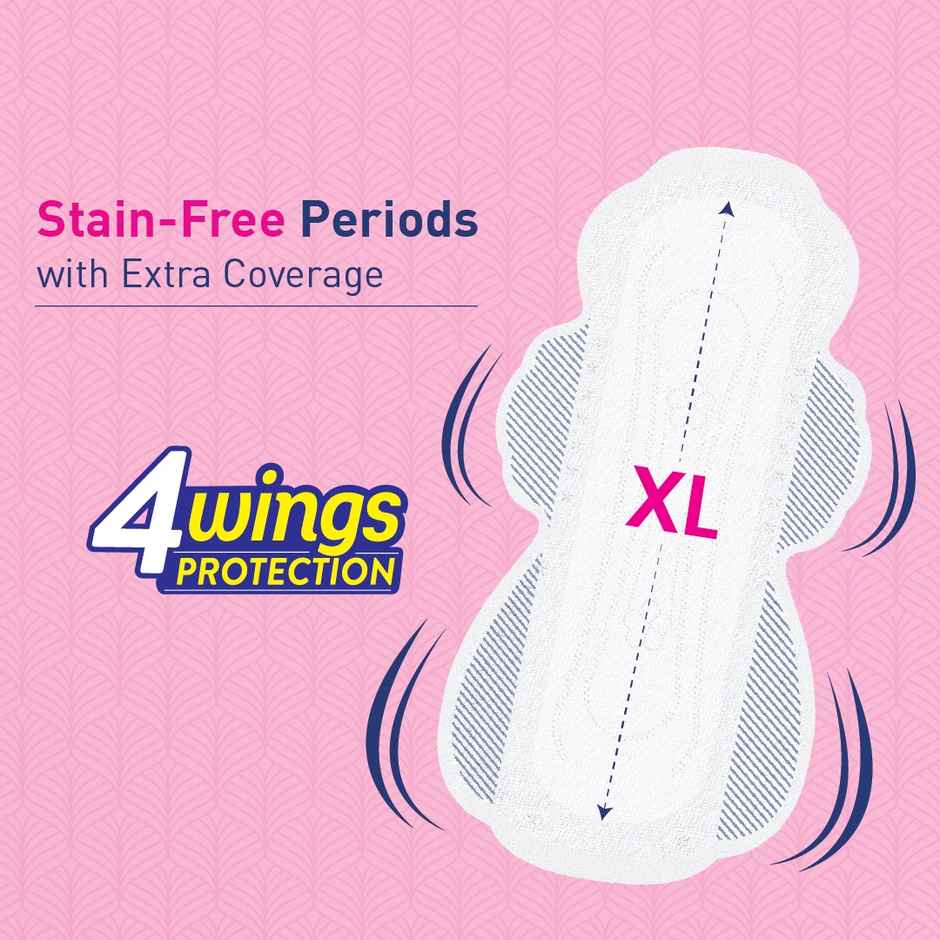 Paree Soft and Rash Free Sanitary Pads | XL | 40 pcs