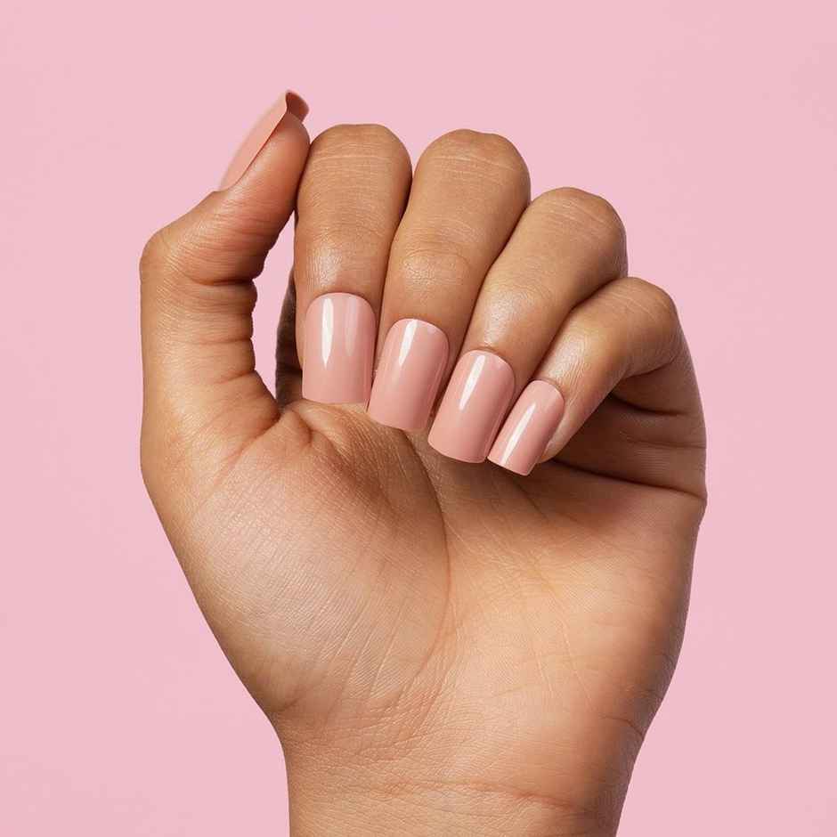 Gush Beauty Nailed It Reusable Press On Nails with Application Kit | Natural Nude - Medium Almond