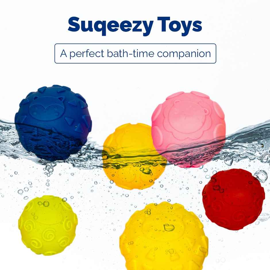Ratna's Squeezy Jazzy Balls 6Pcs | Assorted