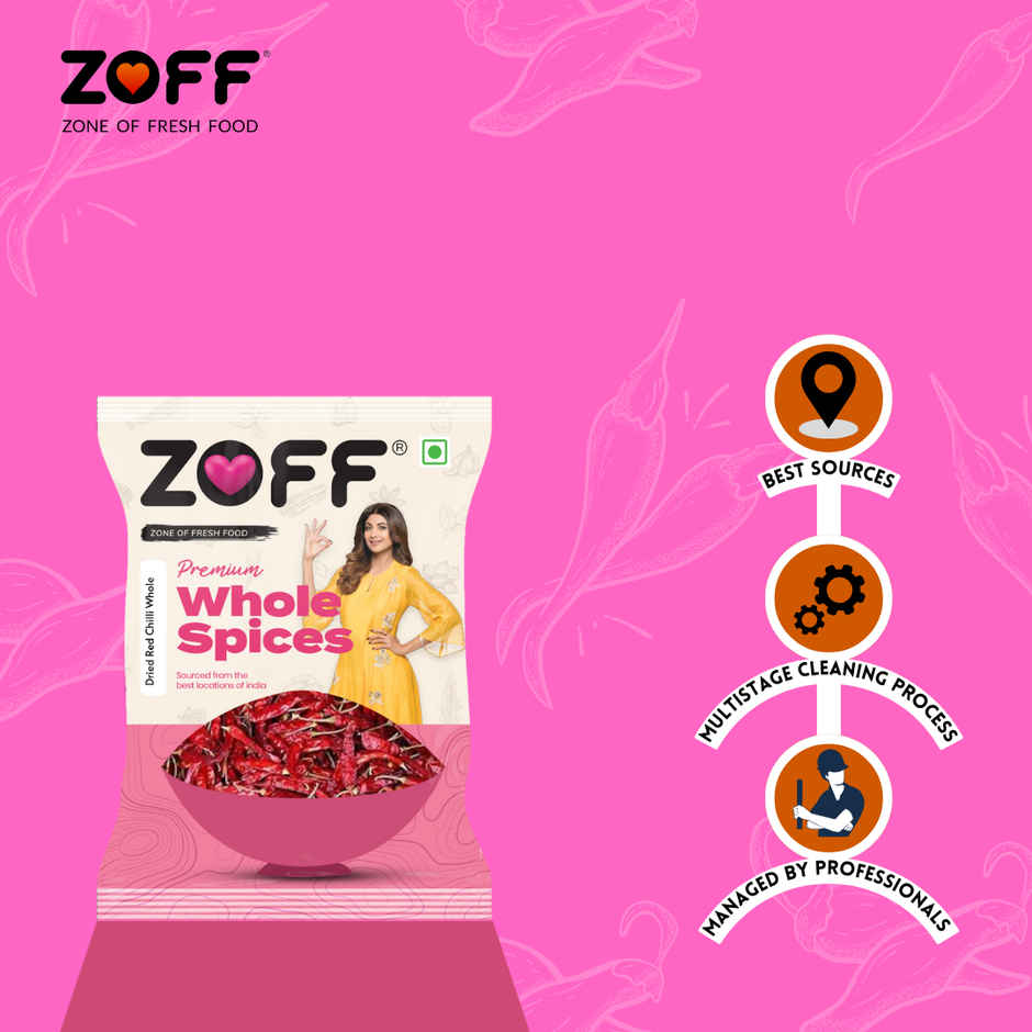 ZOFF Dried Red Chilli-Khadi Lal Mirchi