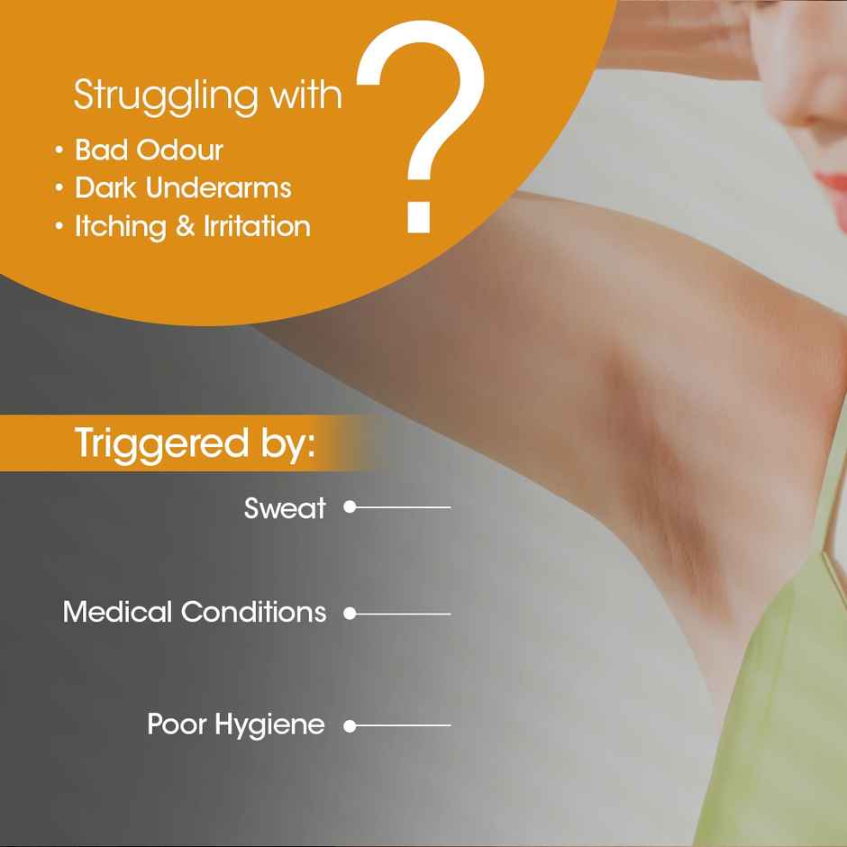 TAC Lemon Roll-On with Aloe Vera for Skin Whitening & Long Lasting, Uneven Skin Tone Deodorant Roll