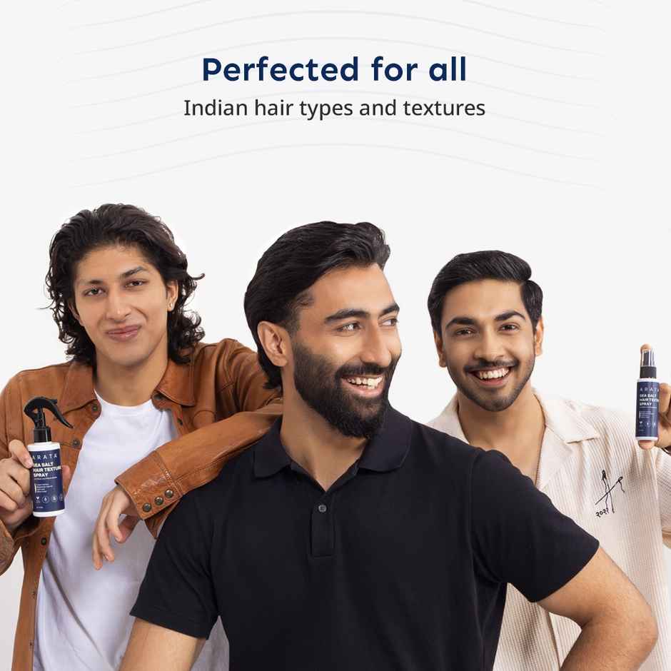 Arata Texturising Styling Spray with Dead Sea Salt for 24 Hr Soft Hold