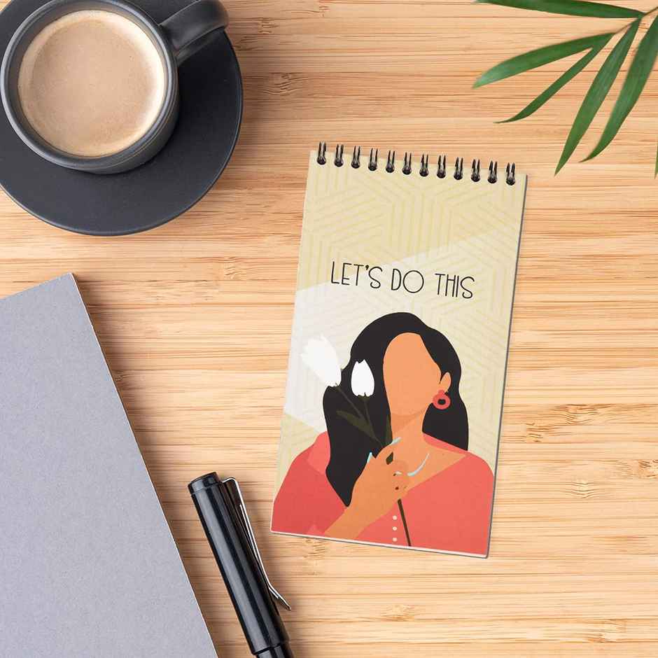 Papboo To-Do List With 80 Planing Pages 4*8 Inches, 70 Gsm Paper - Let'S Do This