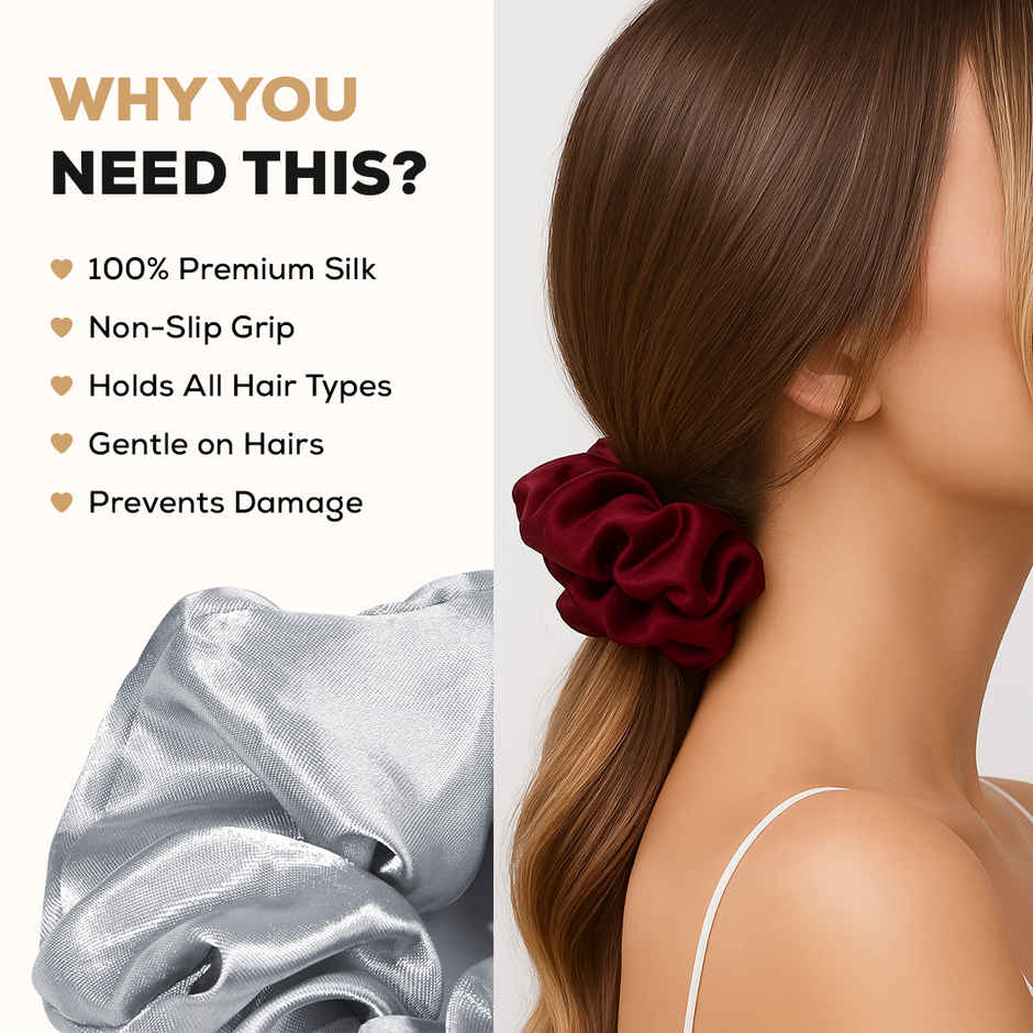 Gleva Satin Scrunchie