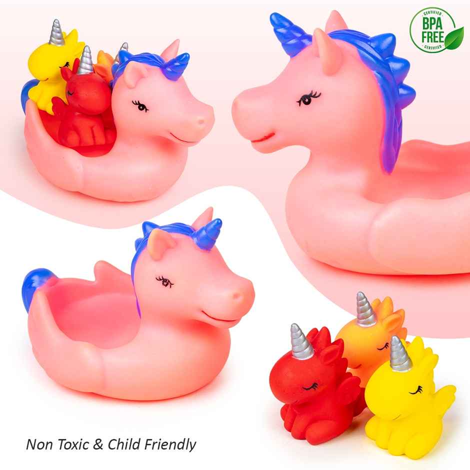 Ratna's Squeezy Bath Buddies Unicorn 3 Pcs