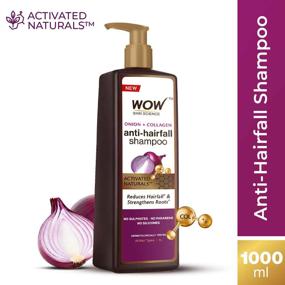 WOW Skin Science Red Onion Black Seed Oil Shampoo