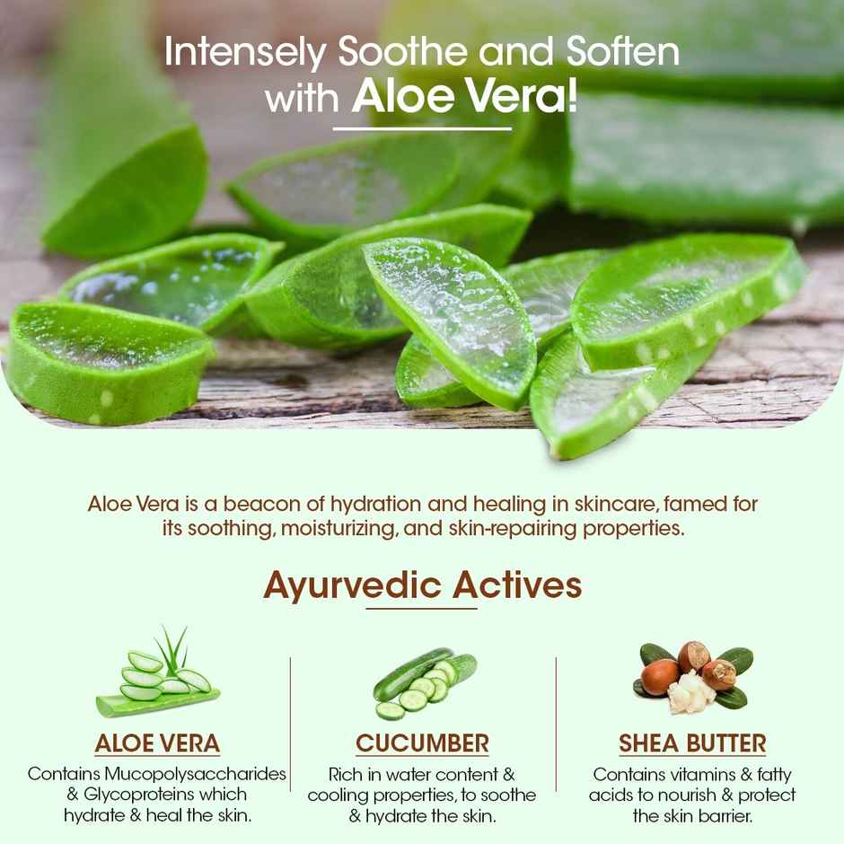 The Ayurveda Co. Intense Hydration Body Lotion With Aloe Vera & Shea Butter