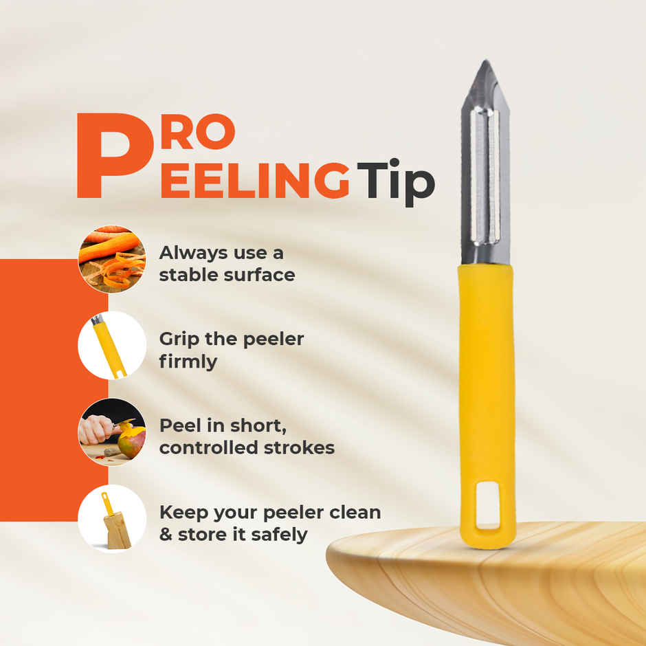 Habitat Basic Smart VEGetable Peeler Yellow