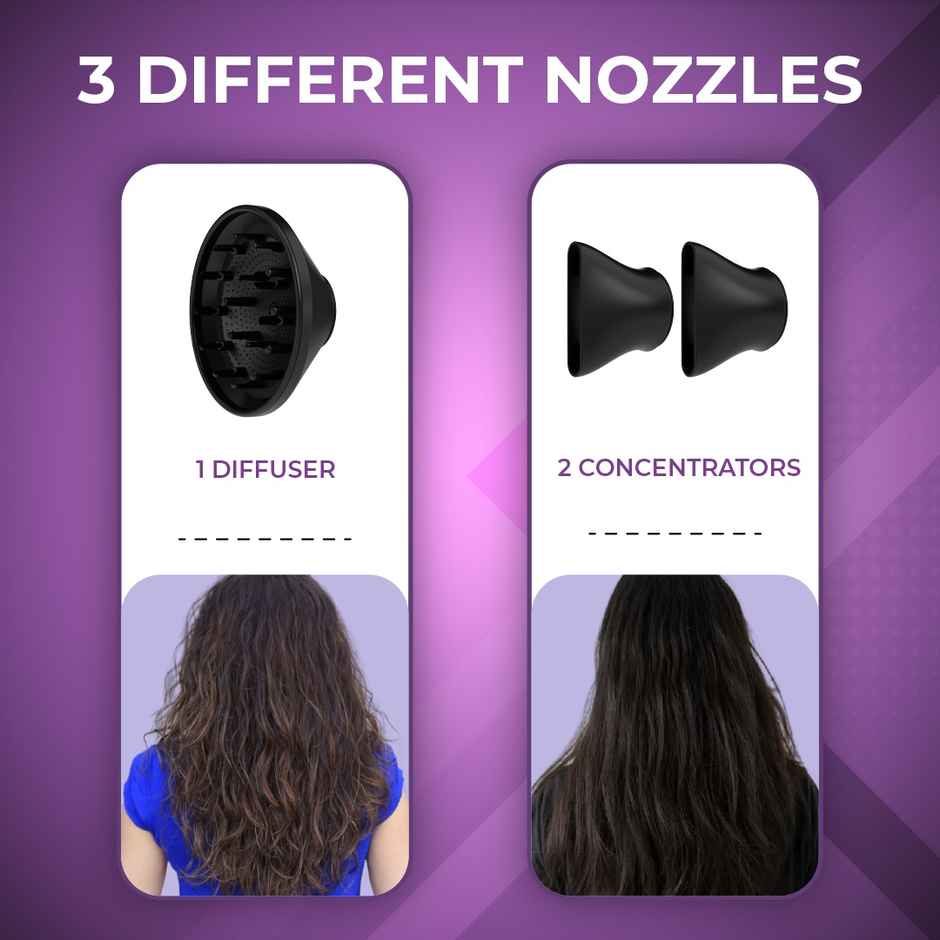 Winston 2200W Turbo Hair Dryer With Diffuser & Concentrator