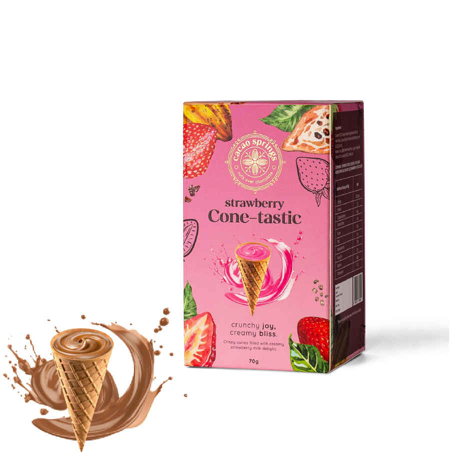 Cacao Springs Strawberry Conetastic
