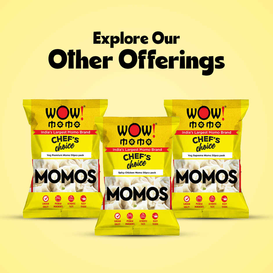 Wow! Chicken Premium Super Saver Momo I Party Pack I Frozen Snack