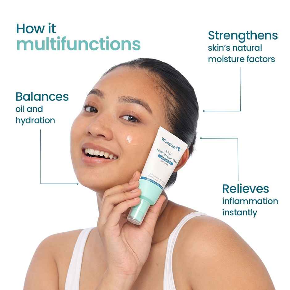 WishCare 2:1:3 NMF Water Gel Moisturizer | Face Moisturizer For Oily & Sensitive Skin