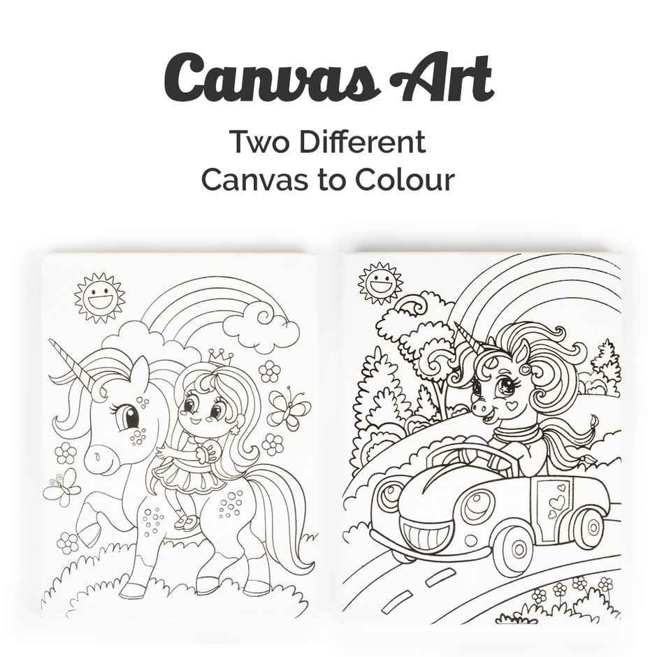 Ratna's Unicorn Canvas Art