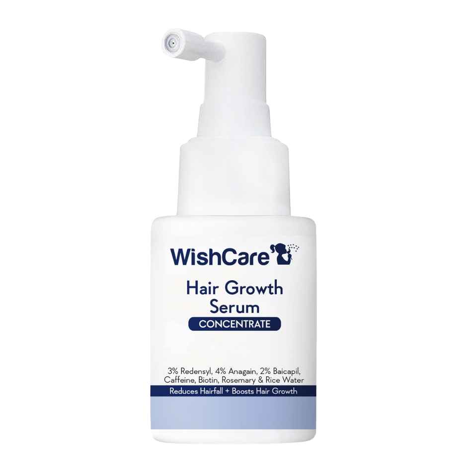 WishCare Hair Growth Serum Concentrate-Resdensyl,Anagain,Caffeine,Biotin, Keratin & Rice Water