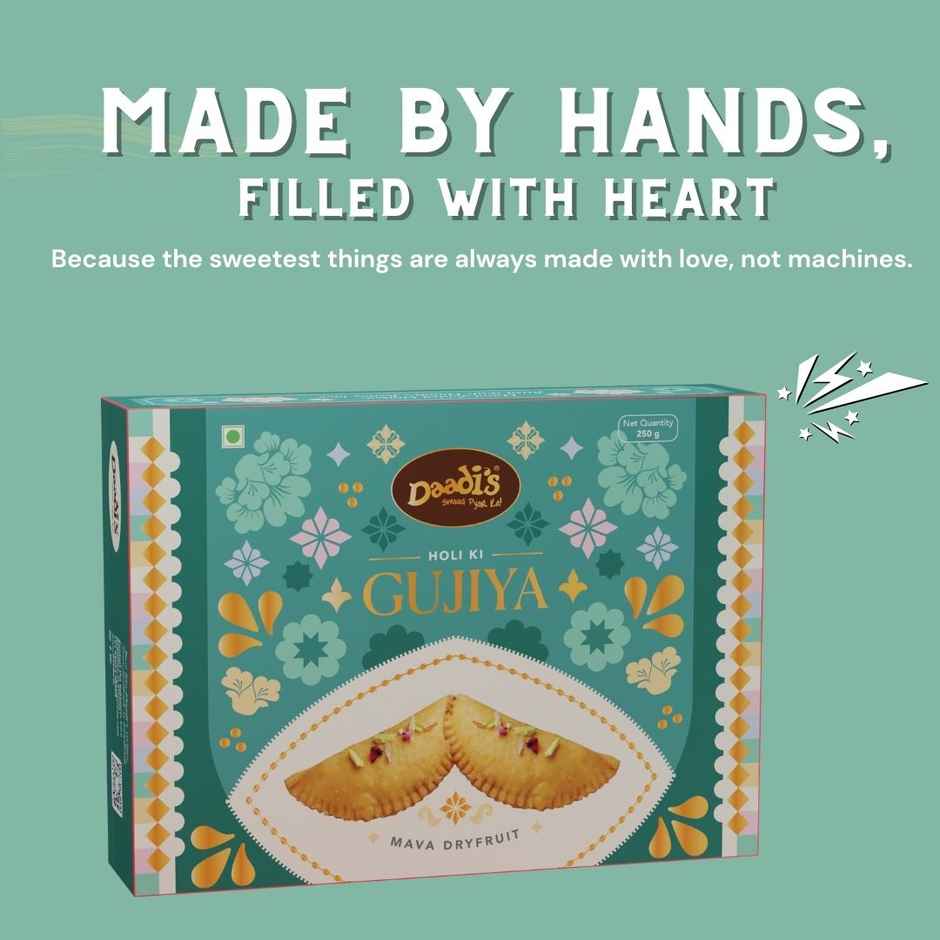 Coconut Dryfruit  Gujiya - By Daadi's Combo