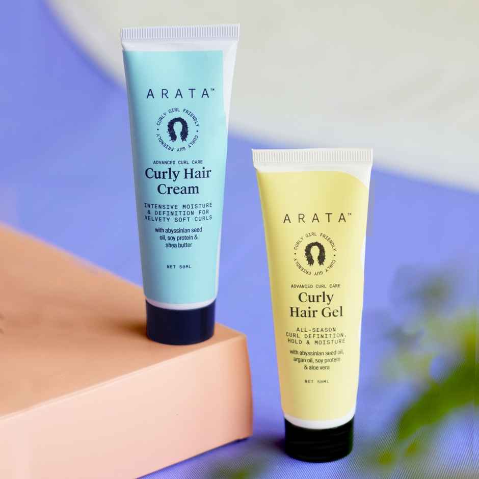 Arata Curl Cream & Gel Styling Mini Combo