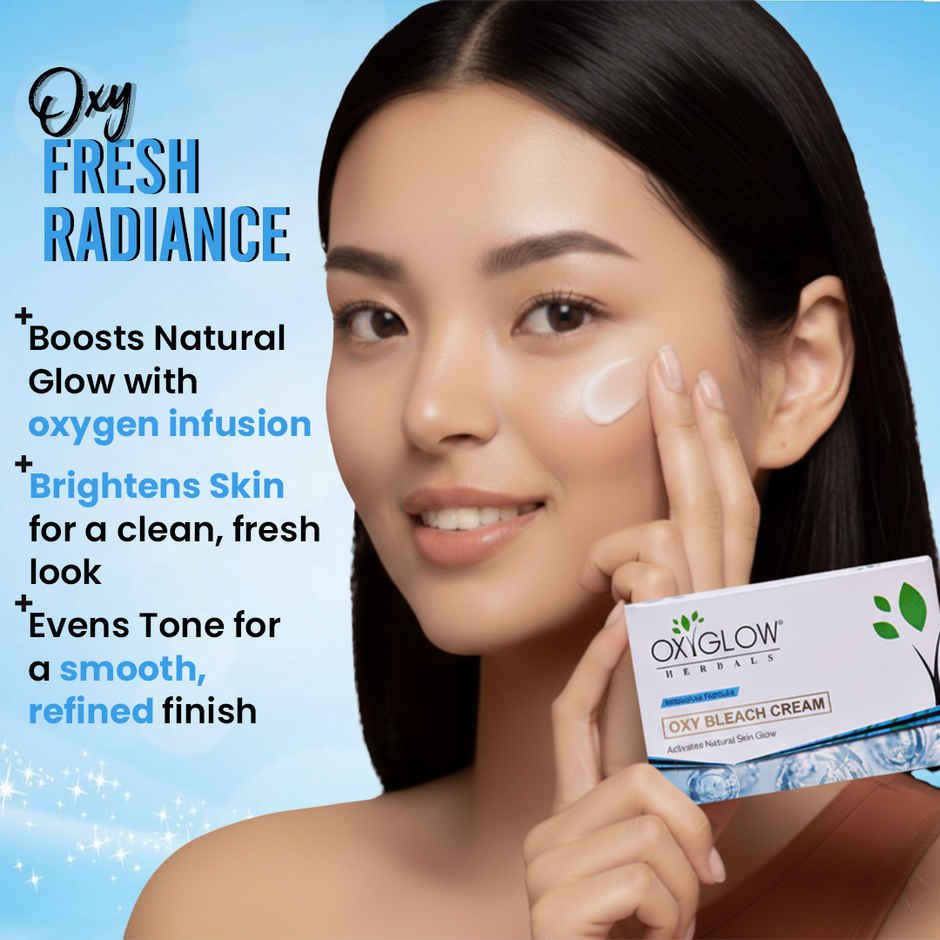 Oxyglow Herbals Oxy Bleach Cream Enriched With Active Fruit Ingredients