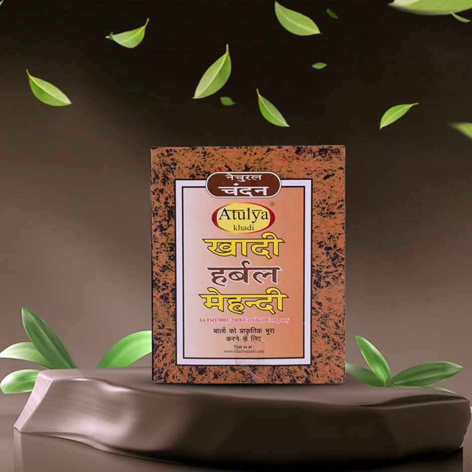 Khadi Natural Herbal Mehndi Brown Natural Hair Color And Conditiones Hair