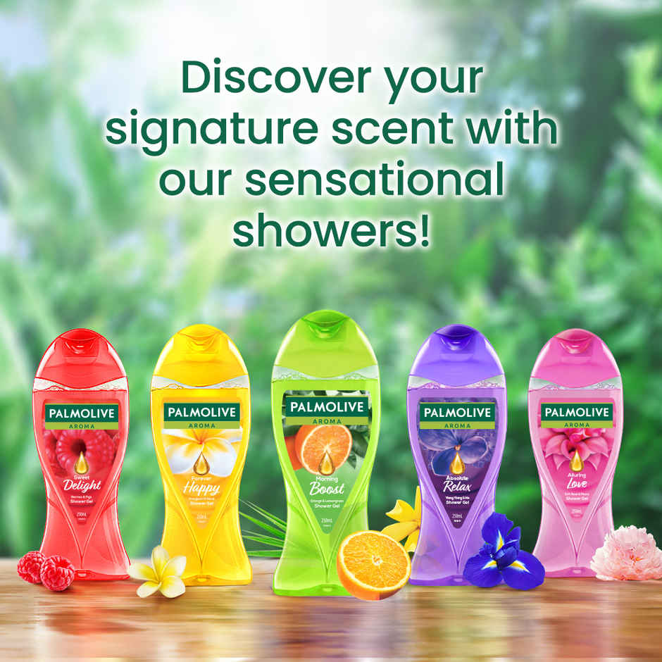 Palmolive Orange Essential Oil & Lemongrass Aroma Morning Boost (Tonic), Brightening Body Wash