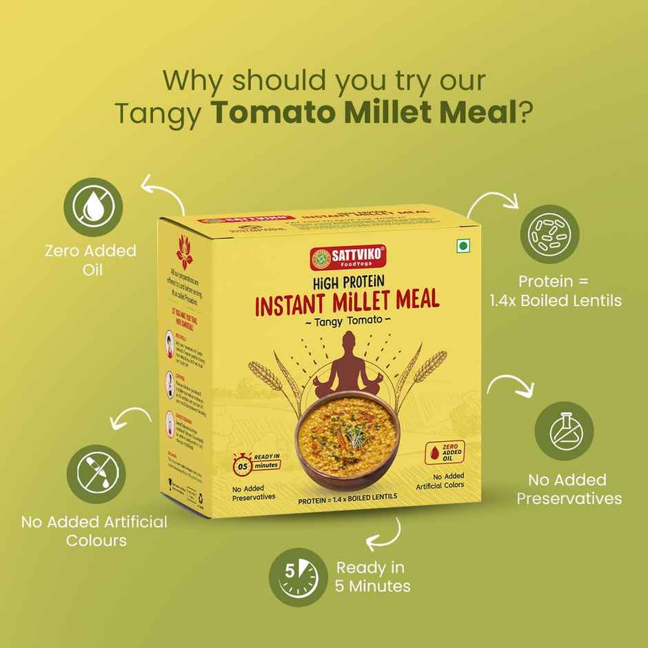 Sattviko Millet Meal - Tangy Tomato