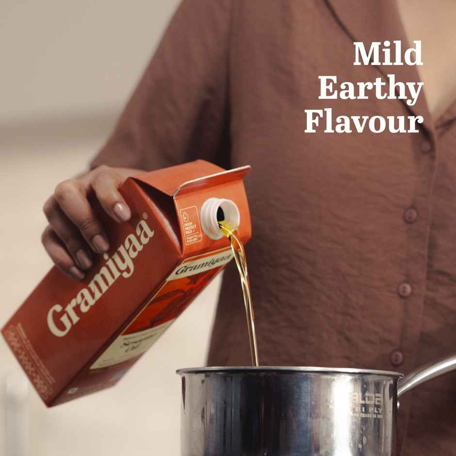 Gramiyaa Sesame - Gingelly (Til) Wood Cold Pressed Oil