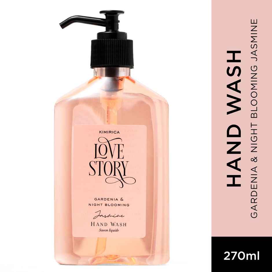 Kimirica Love Story Hand Wash | Gentle Cleanser with Jasmine & Gardenia | Soft, Fragrant Hands