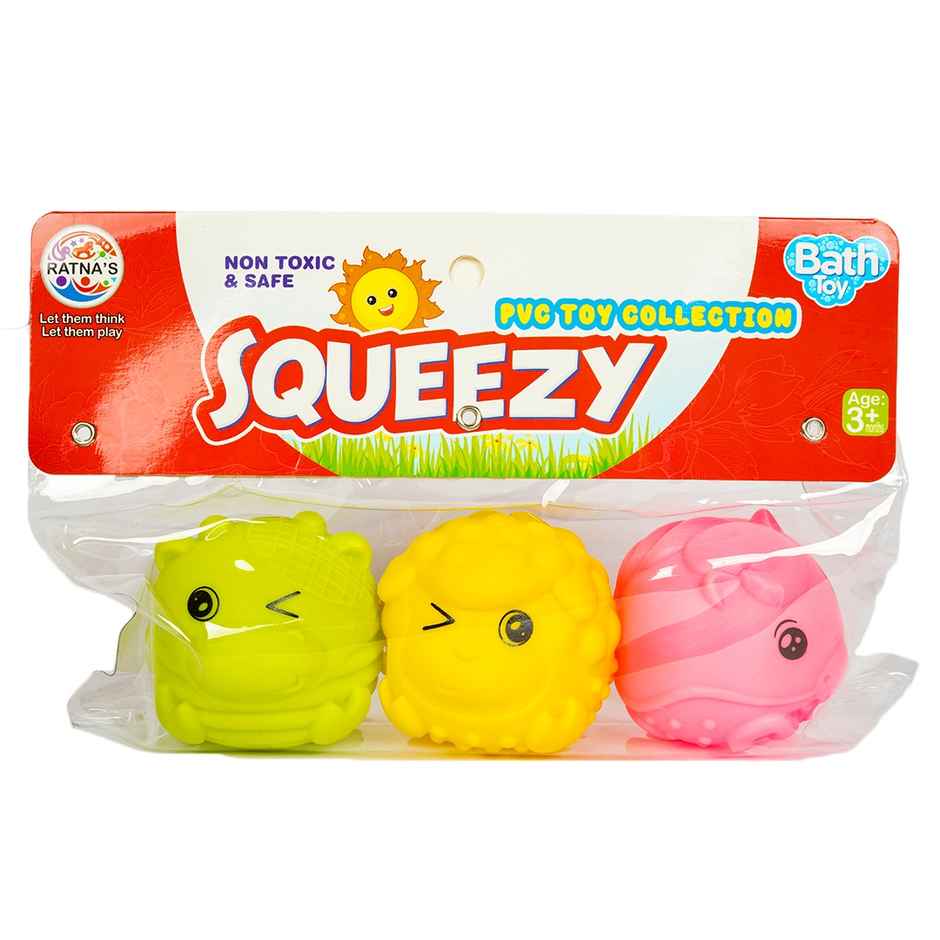 Ratna's Squeezy Sweet Animals 3 Pcs | Assorted