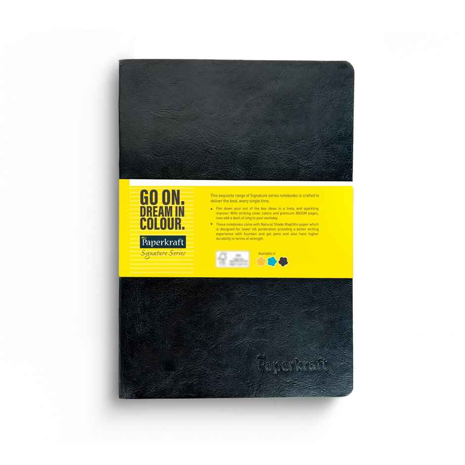 Paperkraft Signature Series | Soft Pu |size 210mm X 145mm | Ruled | 160 Pages