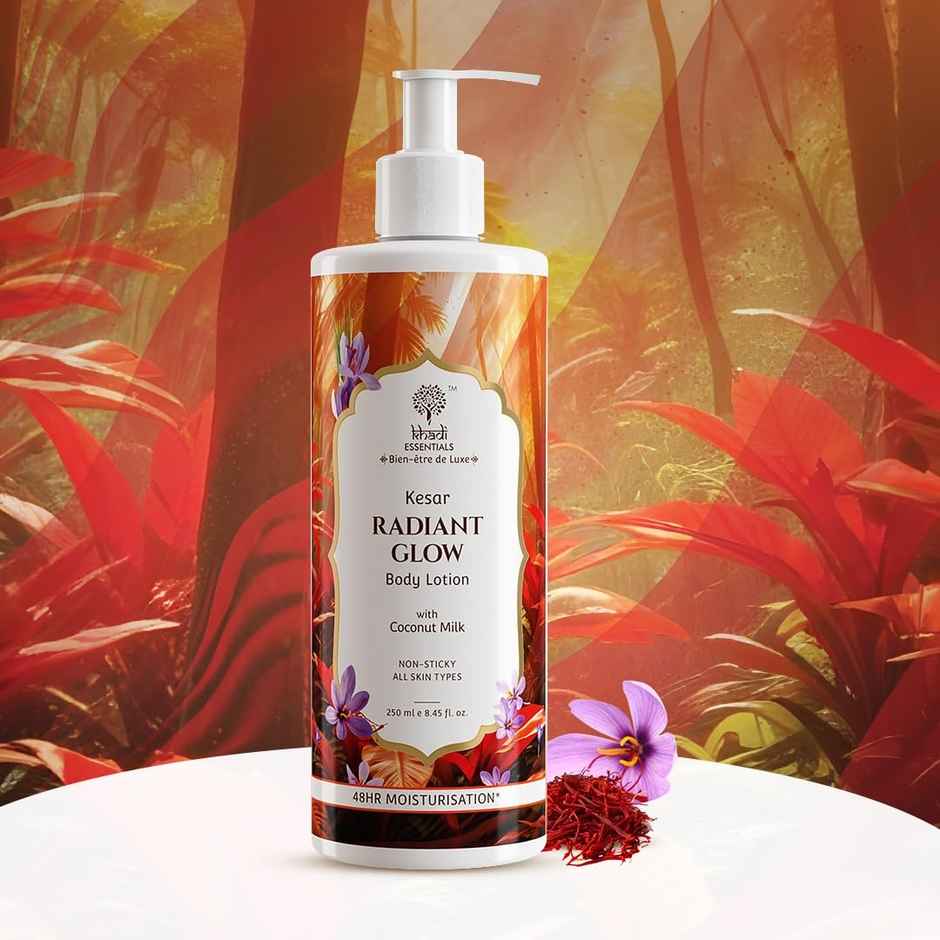 Khadi Essentials Nourishing Glow Body Milk With Kumkumadi Oil