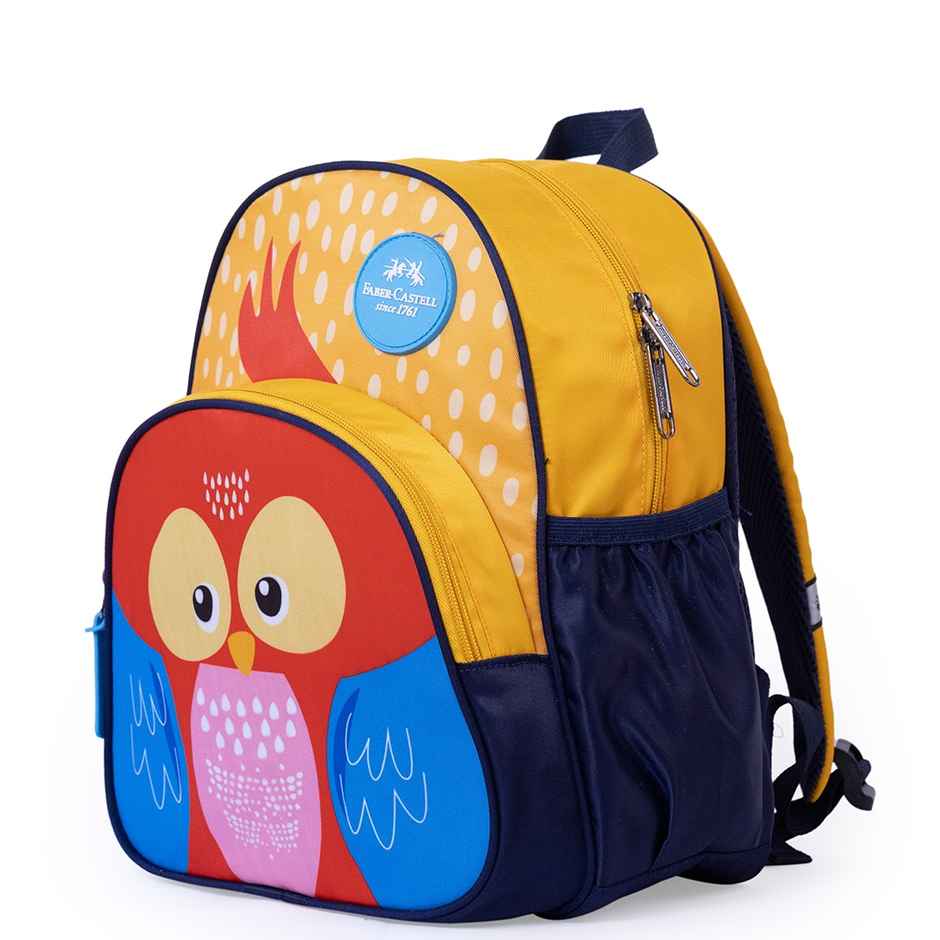 Faber Castell-School Bag- Pp1- Owl - 3Yrs + Yellow
