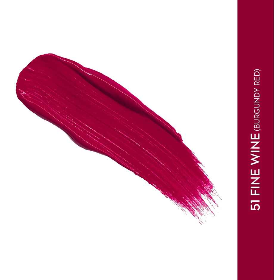SUGAR Cosmetics Me Not Liquid Lipstick - Fine Wine (Burgundy Red) | Cruelty Free