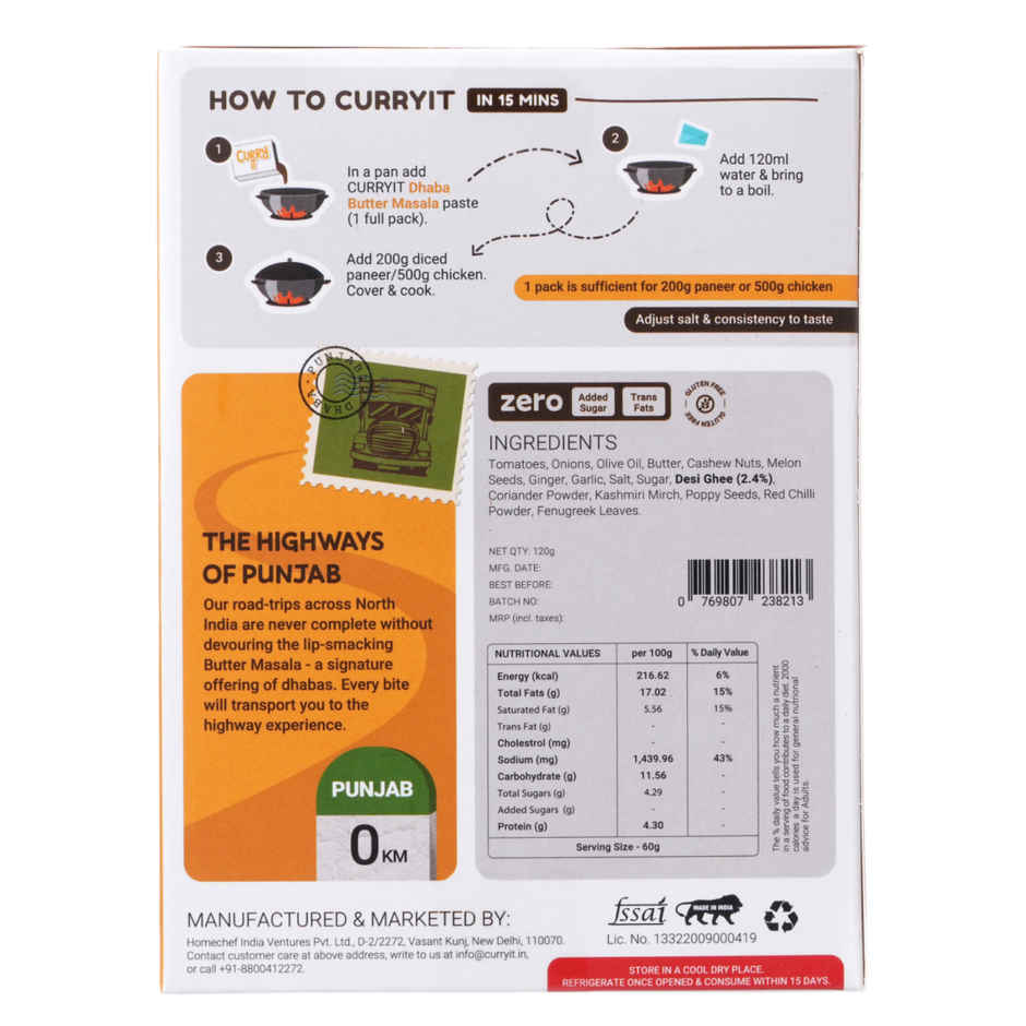Curryit Paneer And Chicken Butter Masala