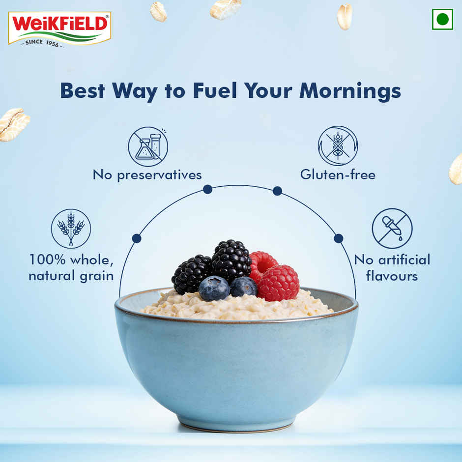 Eco Valley Hearty Oats | Rich in Protein and Fibre | Truly Natural grain | Cooks in 3 Minutes