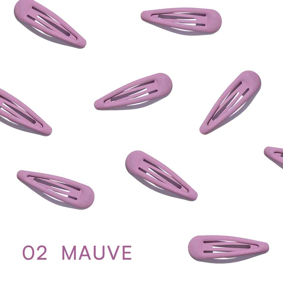 Gush Beauty Tic Tac Hair Pins/Clips | Multicolor | Green, Purple, Blue & Pink